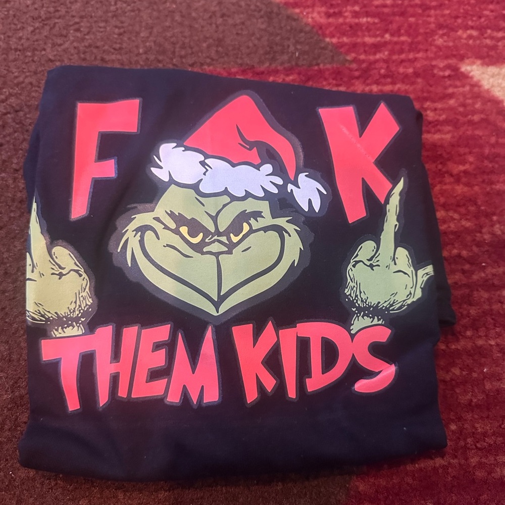Grinch Graphic Tee - Black and Red